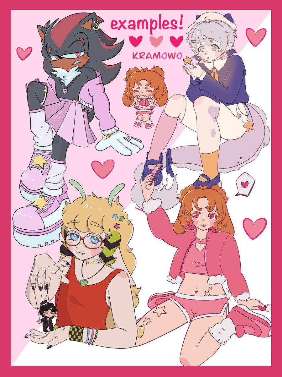 KRAMOWO's tweet photo. NEW C0MMISSION SHEET 🩷

Interact to support a small artist account! Interested DM or via KO-FI (feel free to ask any questions)📩✨ https://t.co/JkQlVBIE5d