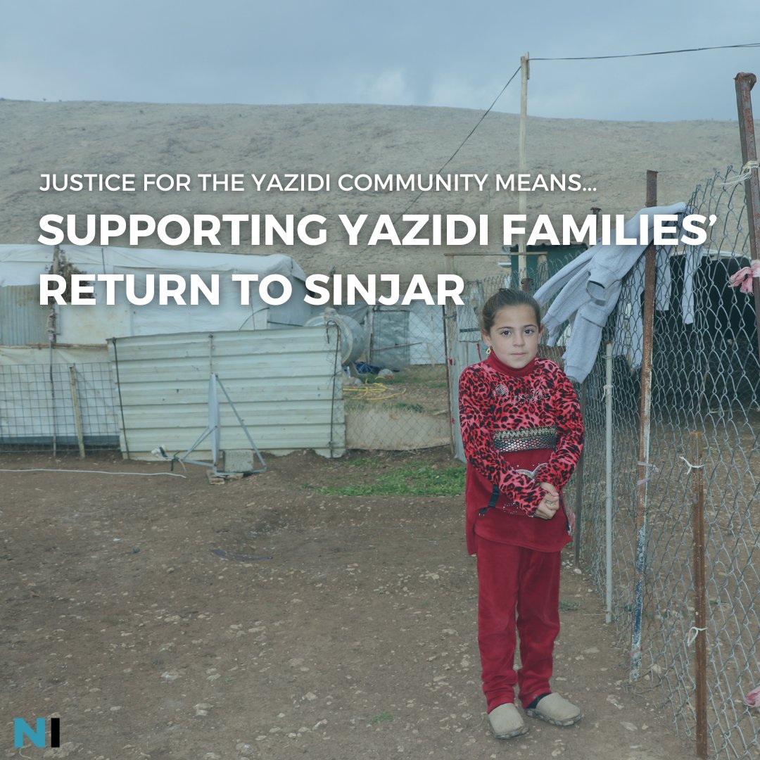 nadiainitiative's tweet photo. There are many ways survivors of the Yazidi genocide are seeking justice for the atrocities committed against them by ISIS.
It has been 10 years, and while some progress has been made to achieve #JusticeForYazidis, #OurWorkIsNotDone
More on our website. https://t.co/kk5hcbjieH