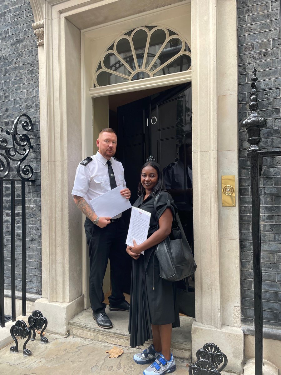 We, the Directors of <a href="/SBSisters/">Southall Black Sisters</a>, <a href="/4refugeewomen/">Women for Refugee Women 🧡</a>, <a href="/lawrsuk/">Latin American Women's Rights Service - LAWRS</a>, <a href="/Safety4Sisters/">Safety4Sisters</a> and <a href="/Imkaan/">Imkaan</a>, submitted a list of 12 demands to Prime Minister <a href="/Keir_Starmer/">Keir Starmer</a> <a href="/10DowningStreet/">UK Prime Minister</a> on behalf of 65 third sector orgs today to urge govt to tackle the root causes of far-right riots. 1/2