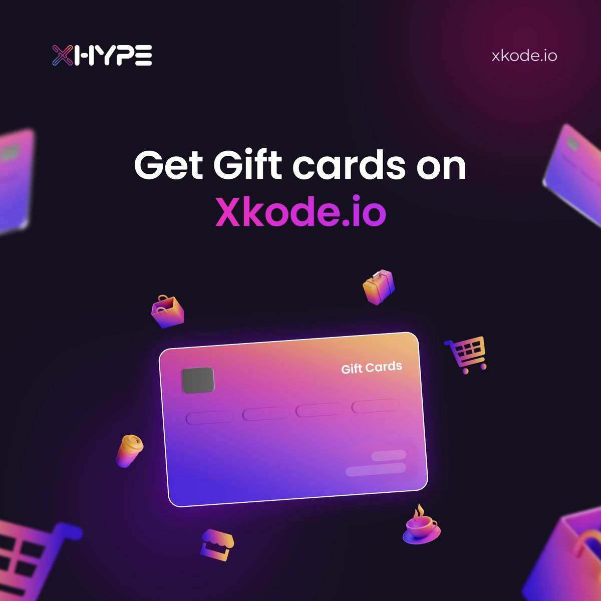 xhypeofficial's tweet photo. There’s always a reason to buy gift cards with #XKODE!

1⃣ Go to https://t.co/DTgt7i1oyH
2⃣ Explore options for streaming, e-commerce, gaming, and more
3⃣ Select your favorite gift card and add it to your cart
4⃣ Complete your purchase securely with your crypto wallet
5⃣ Receive a promo code after the transaction
6⃣ Redeem it online or in-store

Convenient, confidential, and KYC-free!
Ready for a revolutionary gift card experience?

Try #XKODE today!