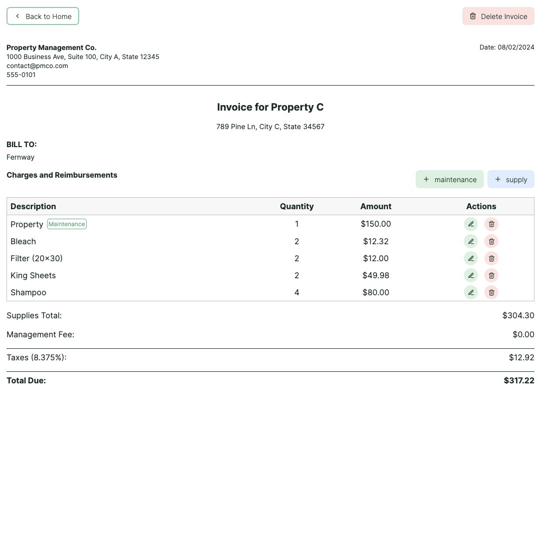 Jahhsonc's tweet photo. just wrapped up building a Property Invoice Tracker for a client managing multiple Airbnb properties 🏠

some of the challenges along the way:
1. efficient data management &amp; scalability
2. responsive design for web &amp; mobile
3. fast &amp; smooth performance https://t.co/r64Z38HrSm
