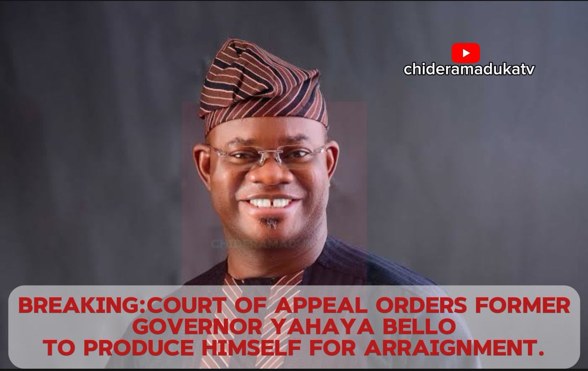 Lary_26760's tweet photo. BREAKING:The Court restrained Mr Bello from taking further steps in the charge unless he is arraigned.
The court now sets aside Judgment delivered by Kogi State high court.
Subscribe to my YouTube channel https://t.co/wERwmrLckA
#governor #yahaya #court #appeal https://t.co/Ff6sQnujpy