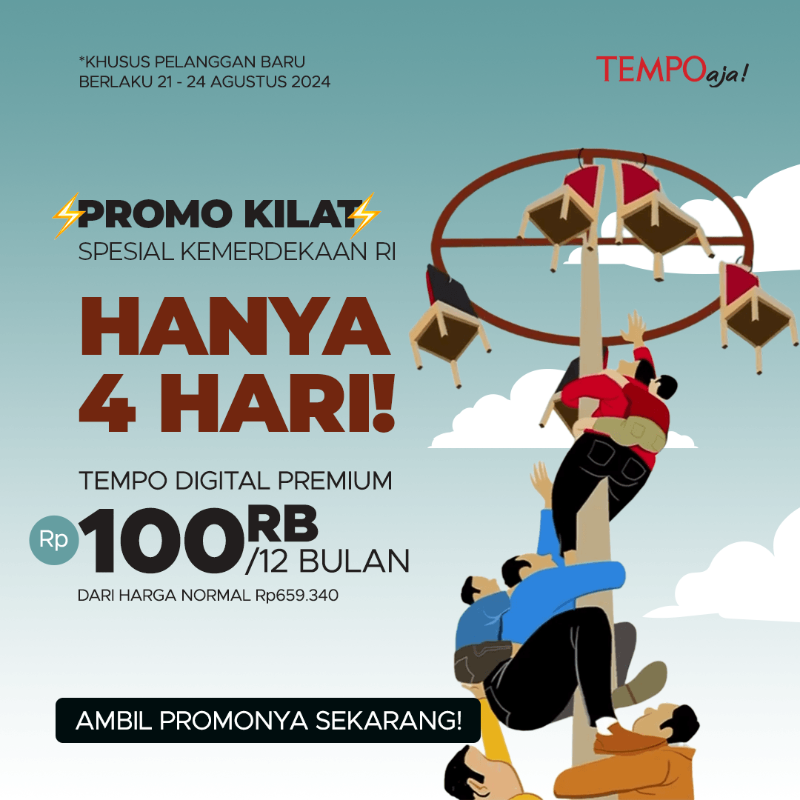 tempodotco's tweet photo. Berlangganan super hemat dengan potongan Rp559.340 untuk akses berita eksklusif di Tempo Digital Premium selama 12 bulan. 

Berlaku 21 - 24 Agustus 2024. Yuk, ambil promonya sekarang, Sahabat Tempo!