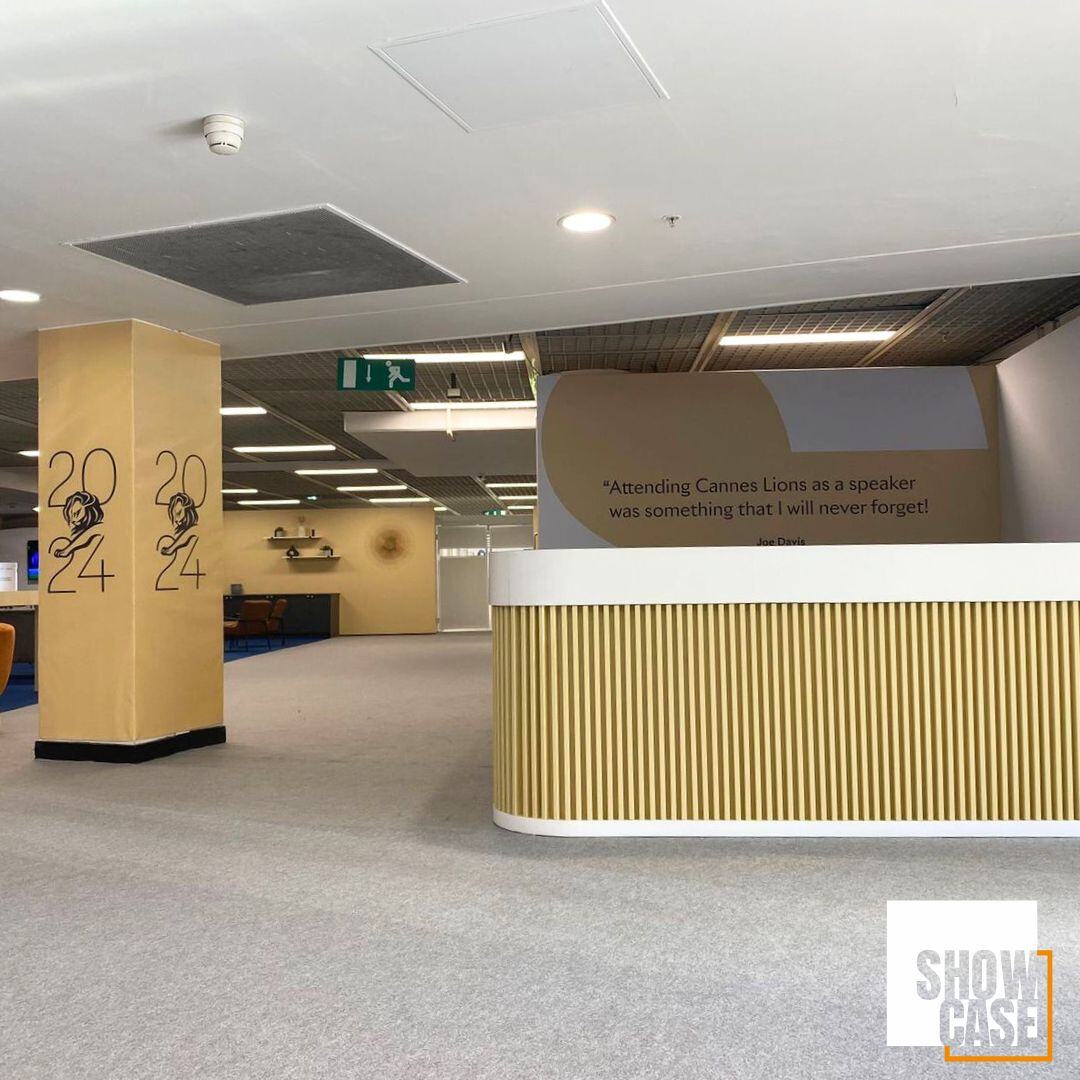 If, like <a href="/Cannes_Lions/">LIONS | The Home of Creativity</a> you want your brand first and forward, then take a look at what we created in their Speakers Lounge.

Dave Harding-Lyle has more amazing examples of our branding skills.

Email: dave@weareshowcase.com 
#weareshowcase #events #eventdesign