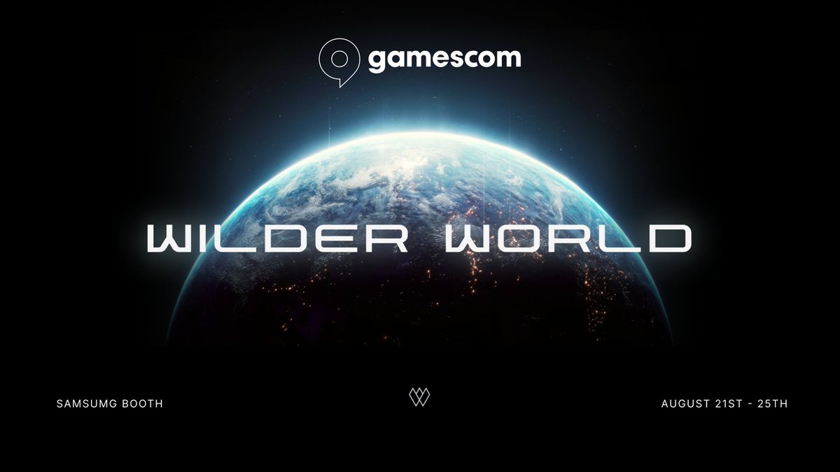 Wilders, we made it to <a href="/gamescom/">gamescom</a> 🎉

We're excited to onboard new Wilders into our community, side by side with <a href="/illuviumio/">Illuvium</a>!

Make sure to stop by the <a href="/SamsungDE/">Samsung Deutschland</a> booth this week during #Gamescom2024