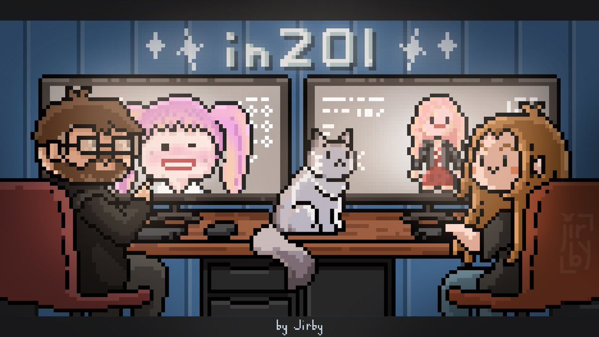 Liebe gerade nichts mehr als mir die #inZOI Videos von <a href="/xPandorya/">Pandorya</a> und <a href="/Gronkh/">𝑮𝑹𝑶𝑵𝑲𝑯</a> anzuschauen 🌼 Da musste ein kleines Pixel #fanart her :> 
<a href="/PlayinZOI/">inZOI</a> #pixelart #inZOI