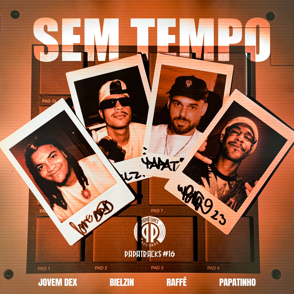 Papatinho lança hoje a décima sexta edição do projeto Papatracks com o single "Sem Tempo", em colaboração com Jovem Dex, Bielzin e Raffé. O clipe estreia no canal da Papatunes às 19h. #EstarComunicação #Papatracks #SemTempo