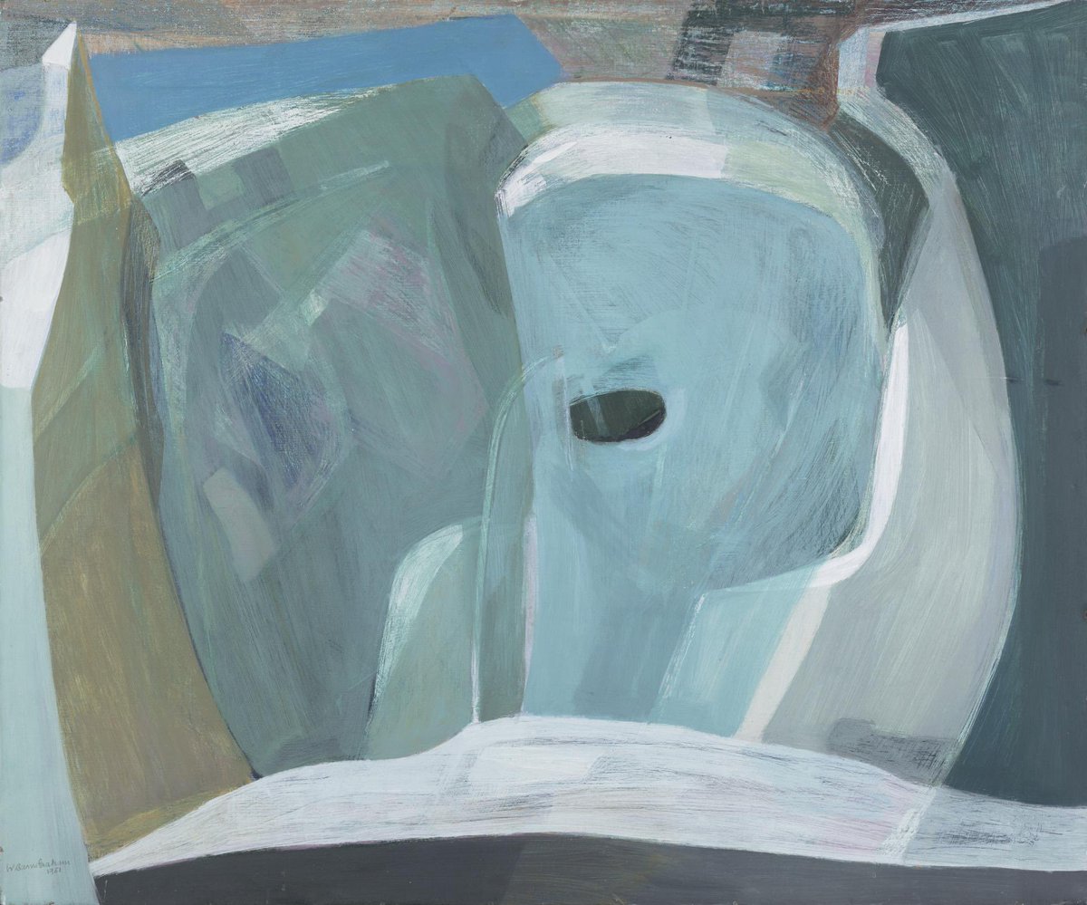 AliceStrang's tweet photo. @BBCRadio4 Front Row tomorrow: @KirstyWark, @markcousinsfilm &amp; I will discuss @edfilmfest UK premiere of Mark’s film A Sudden Glimpse into Deeper Things, a response to Wilhelmina Barns-Graham. Here is her  Glacier Chasm (@NatGalleriesSco): https://t.co/U71EerJLMB (c) @WBGTrust https://t.co/HjgzMkFgtw