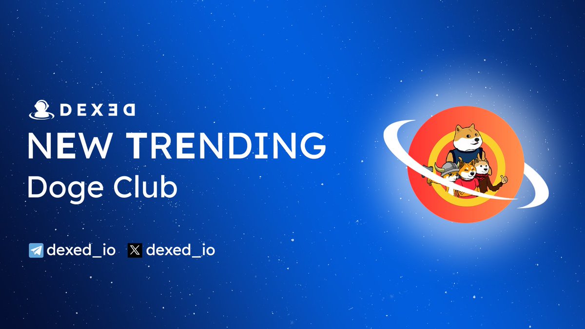 dexed_eth's tweet photo. 🔥 #ETH TREND ALERT

Doge Club $DCLUB - https://t.co/EiU8JvcBnh #DCLUB
📄 CA : 0x13a8D6823703767B420AFAC5eC0eB6370AE99235
📈 Chart : https://t.co/8FJ0wFp67J

🚨 $DEXED Launching soon : https://t.co/CJYmzvZ8Td https://t.co/GeIVmbBFFC