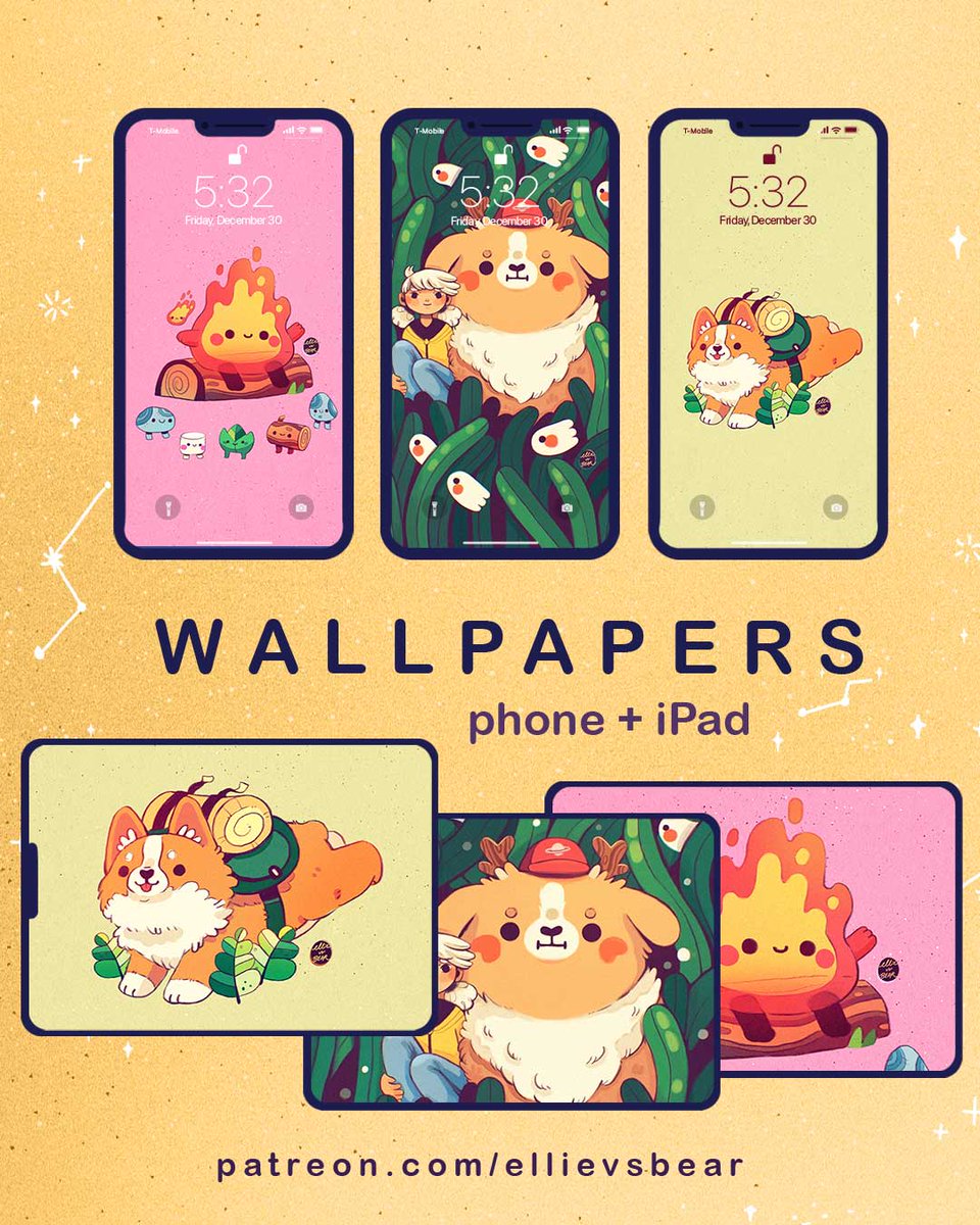 New wallpapers available 🥰
patreon.com/ellievsbear