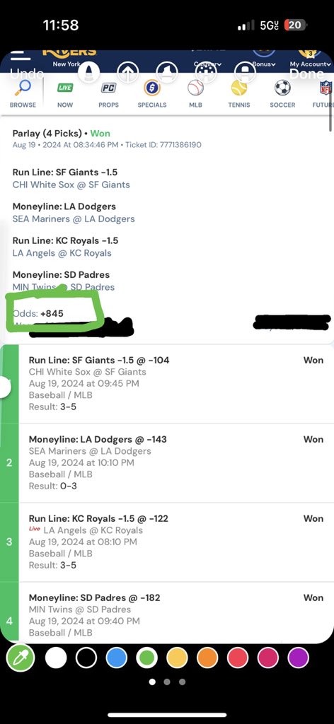SharpEdgeBET's tweet photo. We provide long shot and fun parlays too!! 💥 💥 

-Stay Sharp Bet Smart https://t.co/jTJmWC4xkO