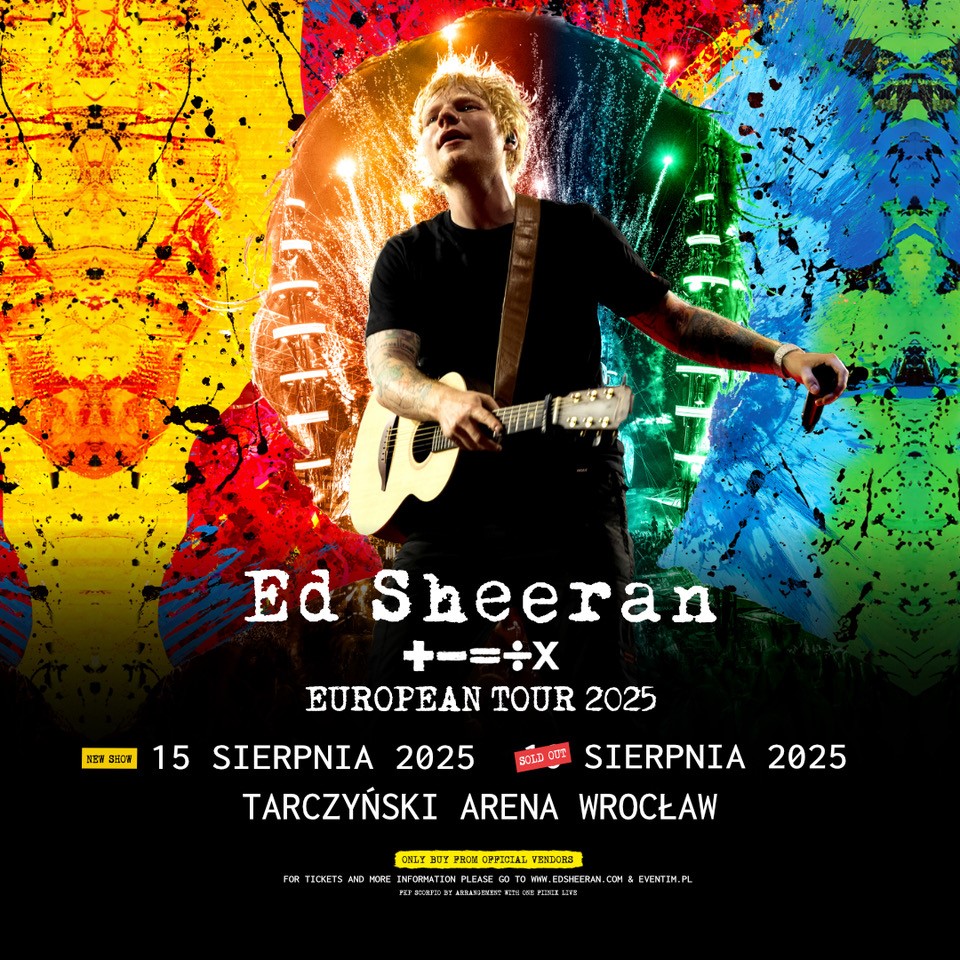 edsheeran's tweet photo. Poland! Extra show added at Tarczyński Arena in Wrocław on 15th August 2025. Tickets go on-sale next Tuesday, 27th August 11am CEST 🇵🇱

https://t.co/cTBii3lqsh https://t.co/rpvjw3On26