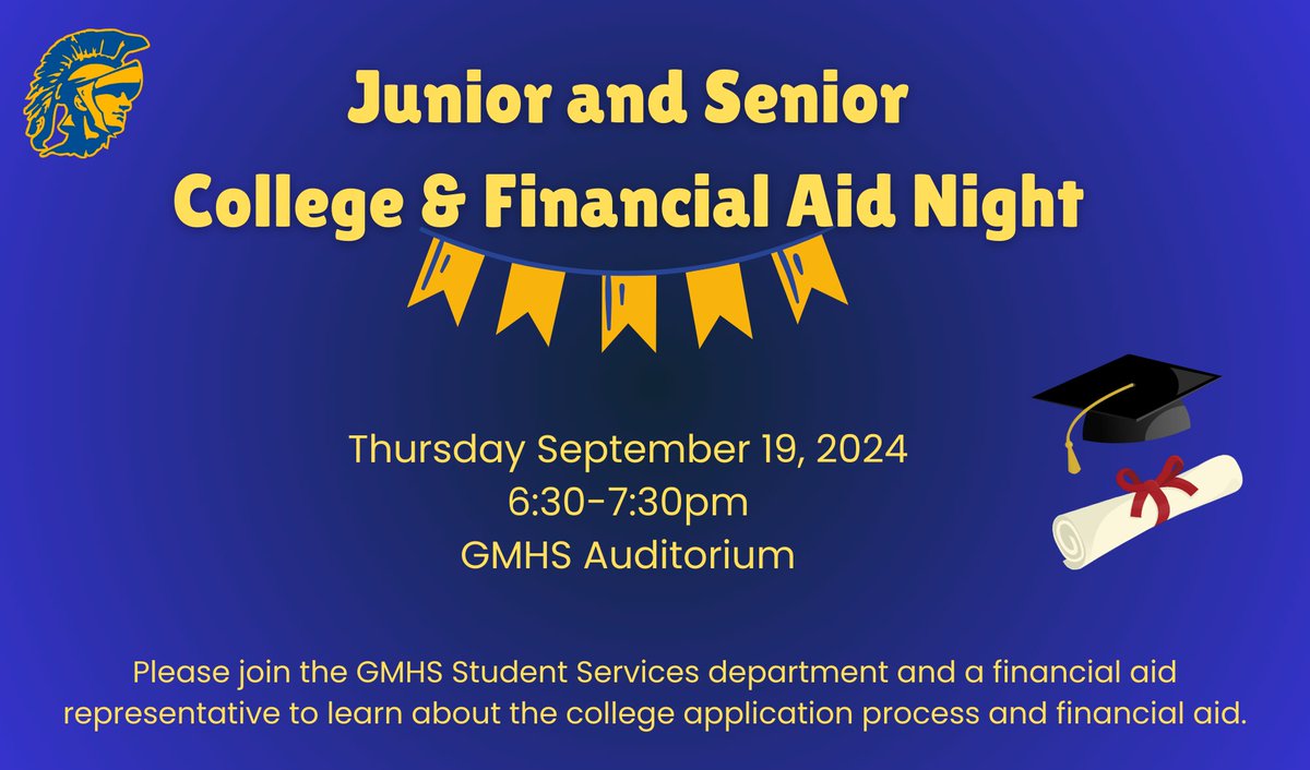 It's never too early to mark your calendars for this informative event coming up next month for Juniors, Seniors and their parents!  <a href="/Garner_HS/">Garner High School</a>