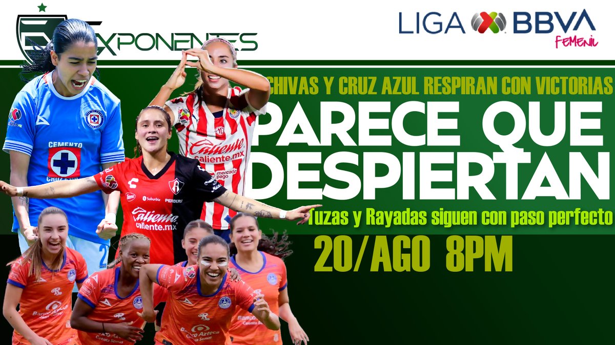 ExponentesFC's tweet photo. 💚🎙️Hoy es #MartEx de #ExponentesEnVivo. Hablaremos de las J5 y 6 de @LigaBBVAFemenil, la actividad de las subs de @Miseleccionfem y lo que viene con la W Champions Cup de #Concacaf que incluye #ClásicoRegio.
Esto y más esta noche a través de YT o Twitch
https://t.co/GIEoxxckhu https://t.co/WqaymiOBcg