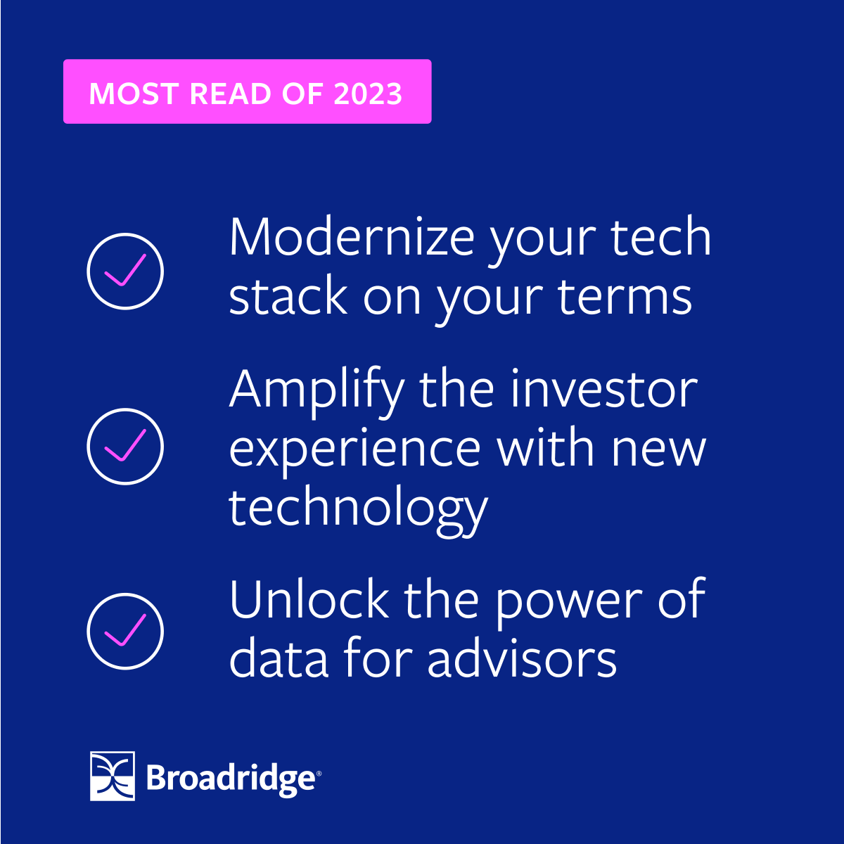 jgerold's tweet photo. Firms that need to make transformation manageable have 3 essential steps to follow in preparing for 2023, according to one of @Broadridge's most-read of 2023. 

Dig into the insights to uncover how you can prepare. https://t.co/e1mwFXUuA2 https://t.co/ni5m64ME3z