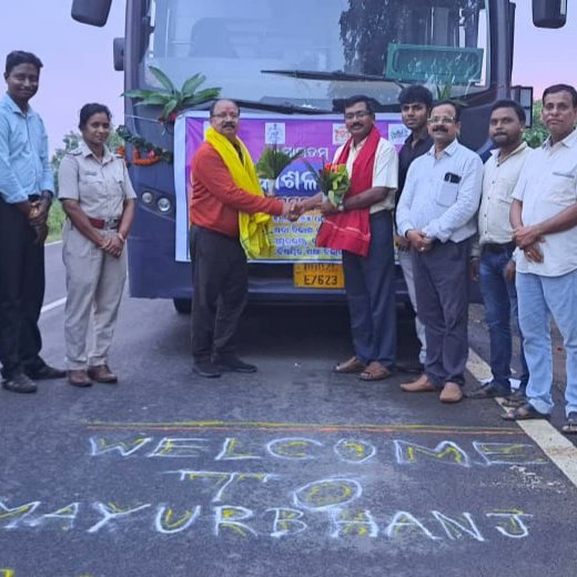 skilled_odisha's tweet photo. Kaushal Ratha has reached Mayurbhanj district after completing its journey in Kendujhar. The campaign is educating thousands of young men and women everyday, especially those from PVTG communities about the opportunities in skill development &amp; technical education. #SkilledOdisha https://t.co/MeStU6WWDj