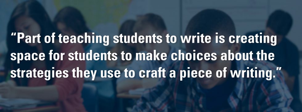 Students should have a voice in the writing process. Building students’ writing toolkits and then inviting them into the writing process by asking them to make decisions about how to approach a writing task is one way to do that. 

Read: loom.ly/zJGr3Ak