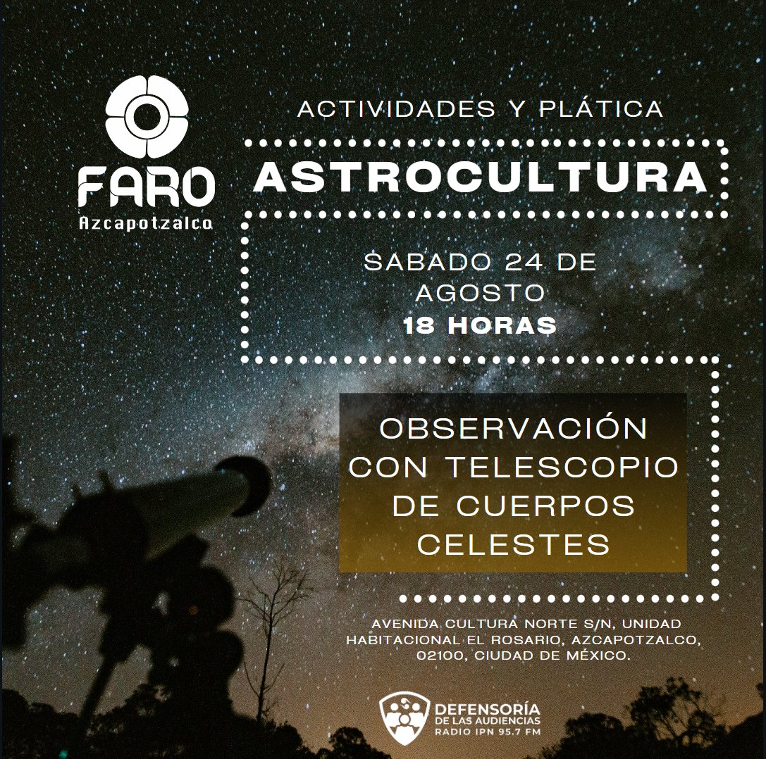 Defensoría de las Audiencias Radio IPN 95.7 FM tweet media