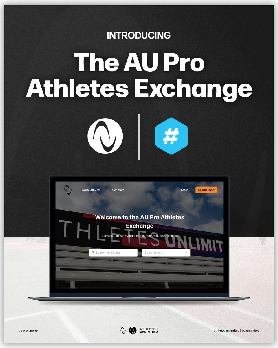 AUProSports's tweet photo. Now Introducing the AU Pro Athletes Exchange, our Marketplace to connect athletes and businesses for NIL opportunities 🙌

Click the link to learn more and register ⬇️

🔗 https://t.co/hxeRaYlCxb https://t.co/g6aVNJGz7d