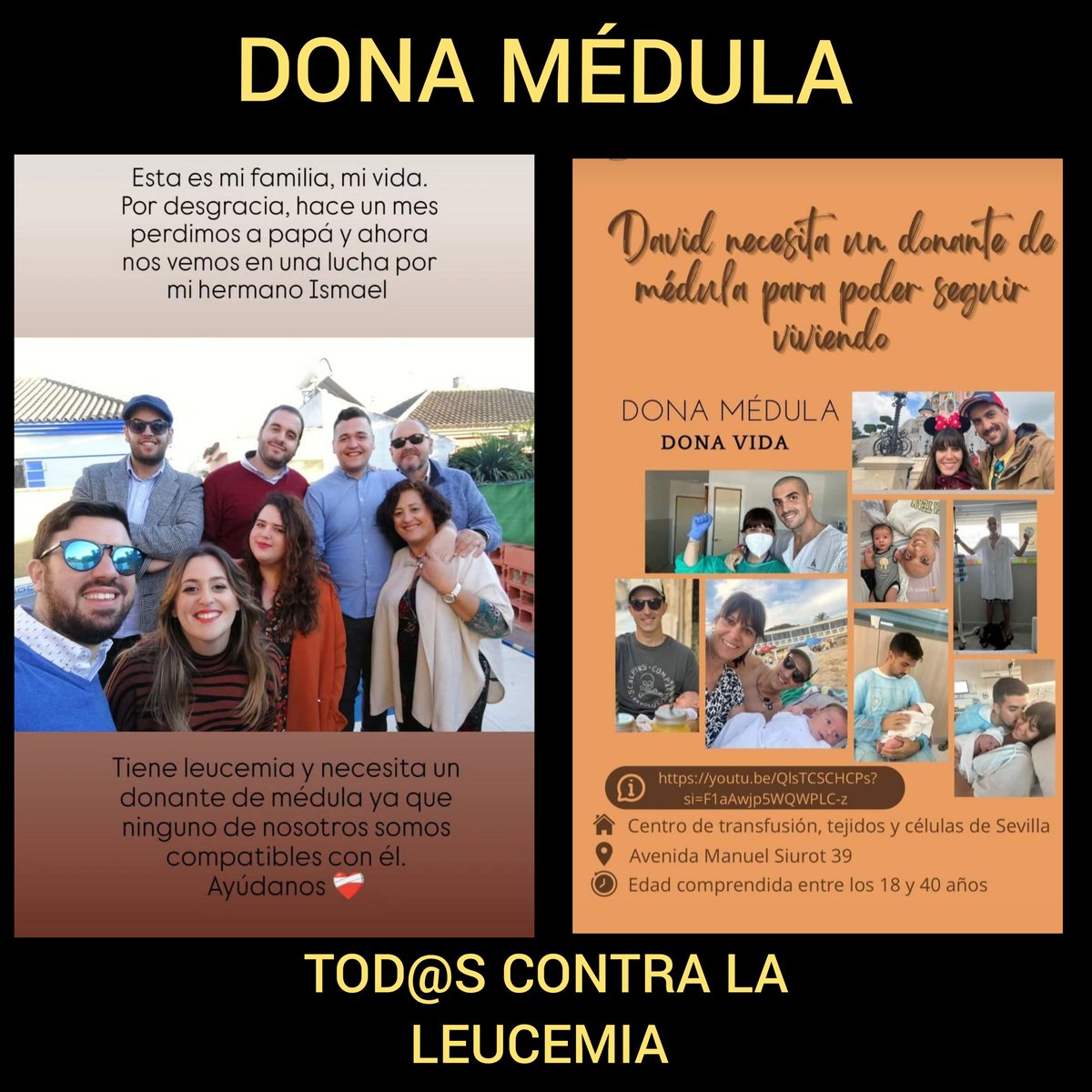 🚨 ISMAEL Y DAVID nos necesitan, ayuda donando o compartiendo por favor 👇🏽