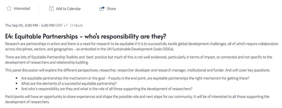 natukundaloi's tweet photo. Looking forward to @Vitae_news  International Researcher Development Conference 2024. Especially our session on equitable partnerships with @clare_viney @JulieDReeves &amp; @TshotshiQueen  

We all need something. And we all have something to offer! #Mutual 

https://t.co/xnsRlyIUZz https://t.co/BWbBg3YA73