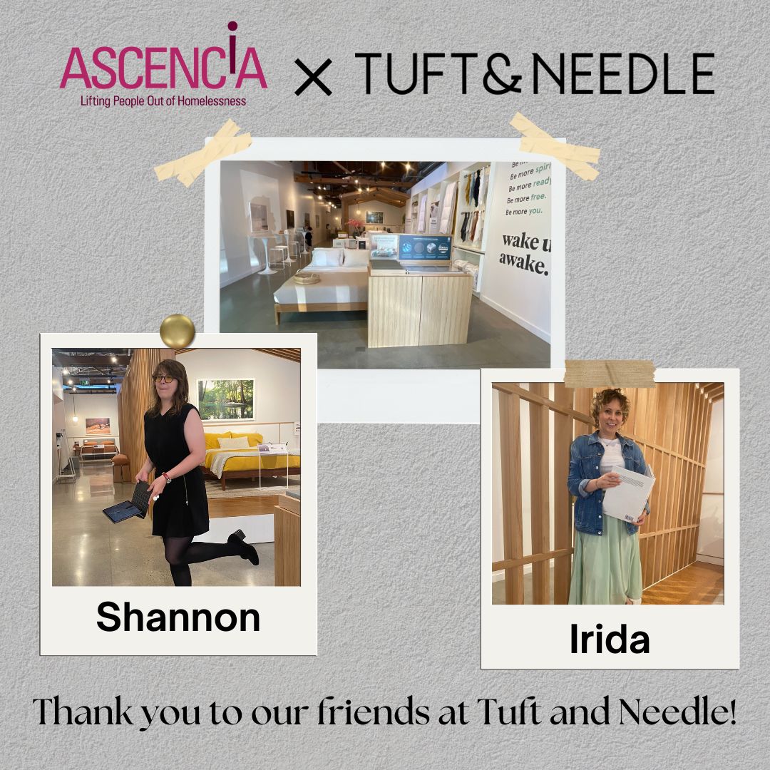 AscenciaCA's tweet image. We thank our friends @TuftandNeedle for their generous donations of mattresses and pillows for the last three years for our housed clients! Thank you for your continued support; we value and honor this partnership! 

#CommunityPartner #CommunitySupport #SolvingHomelessness