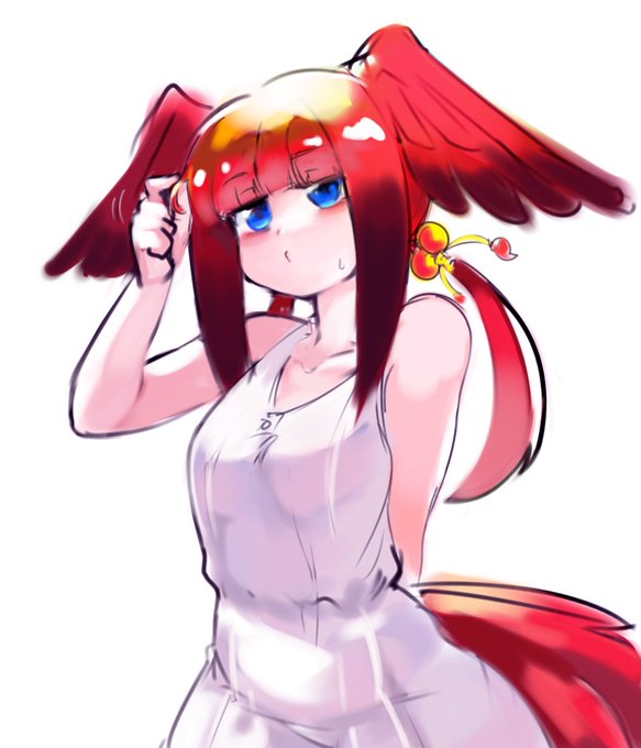 髪の毛塗り忘れてた