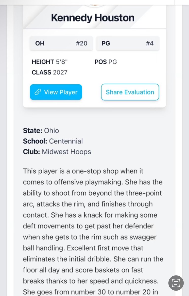 Kennedy Houston (@ihoopken2) on Twitter photo Thank you to <a href="/PrepGirlsHoops/">Prep Girls Hoops 🏀</a> for the amazing write up and the move up in rankings🤝🏾.#top20 #stillworking Thank you to <a href="/PrepGirlsHoops/">Prep Girls Hoops 🏀</a> for the amazing write up and the move up in rankings🤝🏾.#top20 #stillworking