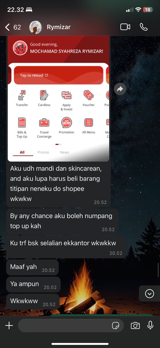 eternal_tawan's tweet photo. [10]
Percobaan penipuan kedua

b. Untuk bayar titipan nenek di 🍊

Modus:
❌mbanking error

Nominal: IDR 3 juta
Rekening: top up 🍊 pay
Date: 24/7/24 - jarak 8 hari aja dari terakhir dia lunasin utangnya.

Aku ga kasi, karena emang belom gajian &amp; gabisa bantu https://t.co/fJ6pM2h2Nl