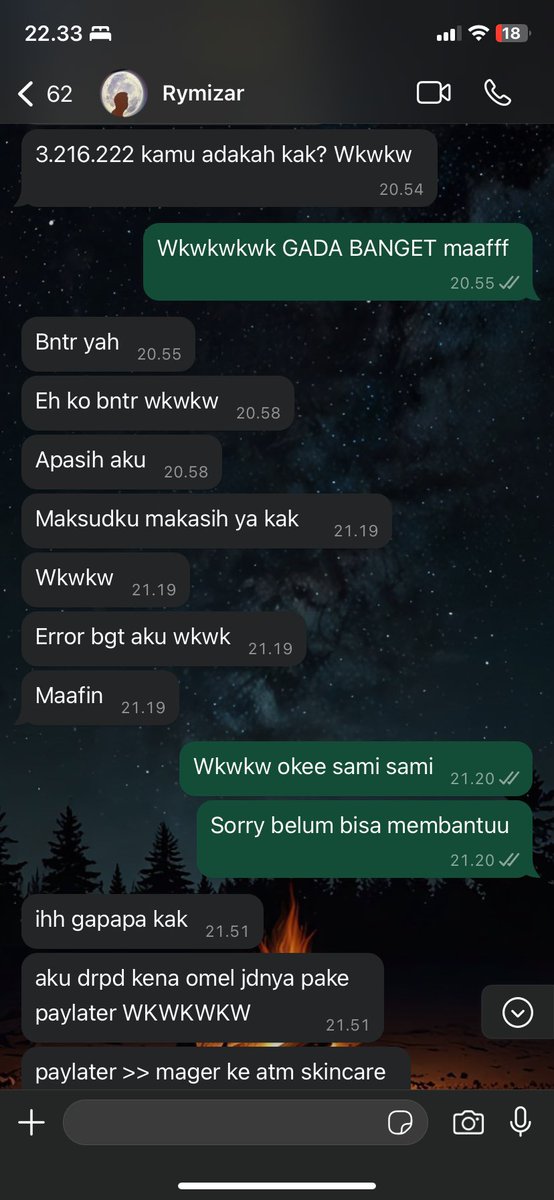 eternal_tawan's tweet photo. [10]
Percobaan penipuan kedua

b. Untuk bayar titipan nenek di 🍊

Modus:
❌mbanking error

Nominal: IDR 3 juta
Rekening: top up 🍊 pay
Date: 24/7/24 - jarak 8 hari aja dari terakhir dia lunasin utangnya.

Aku ga kasi, karena emang belom gajian &amp; gabisa bantu https://t.co/fJ6pM2h2Nl