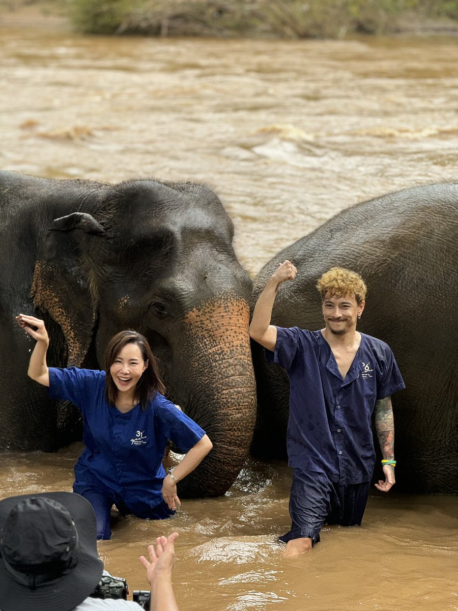 pavielin's tweet photo. ทำงานที่เรารักกับ #โน้ตธวัช
ที่ ปางช้างแม่แตง Maetaeng Elephant Park & Clinic
📸พี่ดวง🥰🙏🏻
.
20Aug2024
#พิธีกร #MC #ปางช้างแม่แตง #MaetaengElephantPark #HugChang #ฮักช้างเชียงใหม่ #ปางช้างแม่แตง #AllMatchMedia #GoGetGood #清迈 #Chiangmai #เที่ยวเชียงใหม่ #AmazingThailand https://t.co/Eu9jbKSvIZ