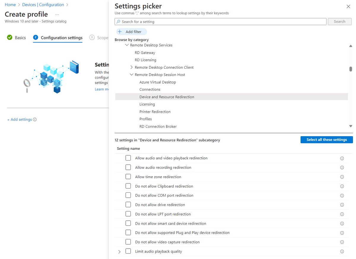 Did you know you can change the #directions behavior of clipboard redirection now in both #Windows365 and #AVD? More granular controls and focus on MAM capabilities are coming. Stay tuned. 

learn.microsoft.com/en-us/azure/vi…