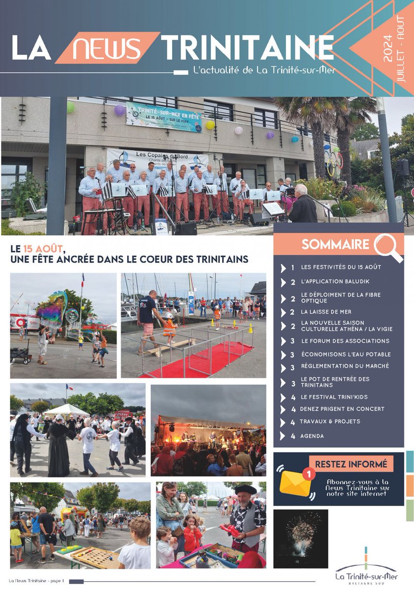 Découvrez toutes les actualités, l'agenda des festivités, les projets en cours sur la commune en consultant la newsletter. 

📧 Pour la recevoir par mail tous les 2 mois, rien de plus simple, rendez-vous sur le site internet . 

📑 Retrouvez la… dlvr.it/TC8d96