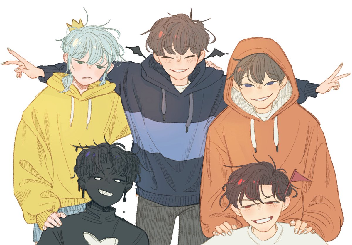 #티푸 #우융 #행크 #코마 #플래그