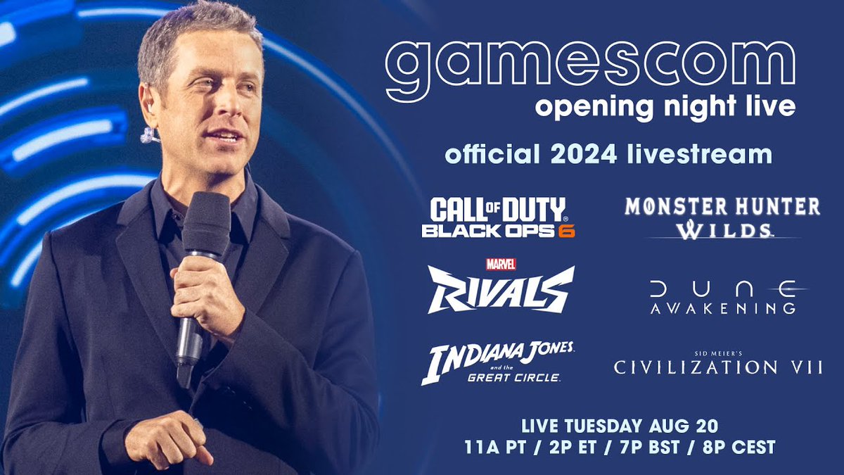 Brycevitnir's tweet photo. 20 órakor kezdődik a Gamescom #OpeningNightLive!

A 2 órásra tervezett műsort egy pre-show előzi meg 19:30 órai kezdéssel, ahol szintén lehet számítani bejelentésekre és előzetesekre.

Twitch
https://t.co/8qMmsgrULG

YouTube
https://t.co/BDWxgWeV0n https://t.co/mmNORrXolo