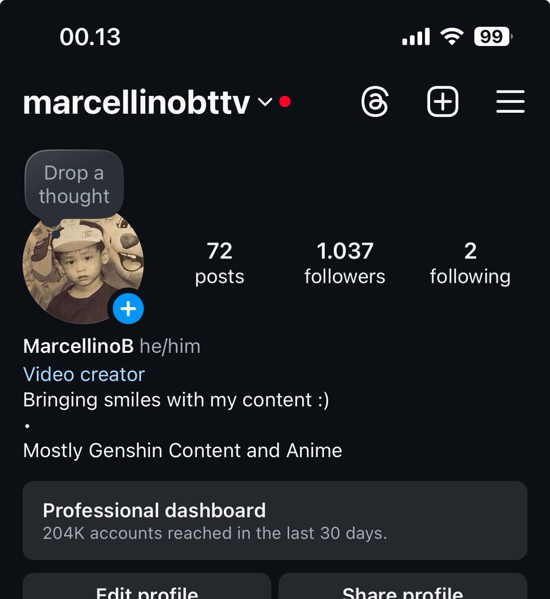 We reached 1k on Instagram!! LETSS GOO!! 🥳