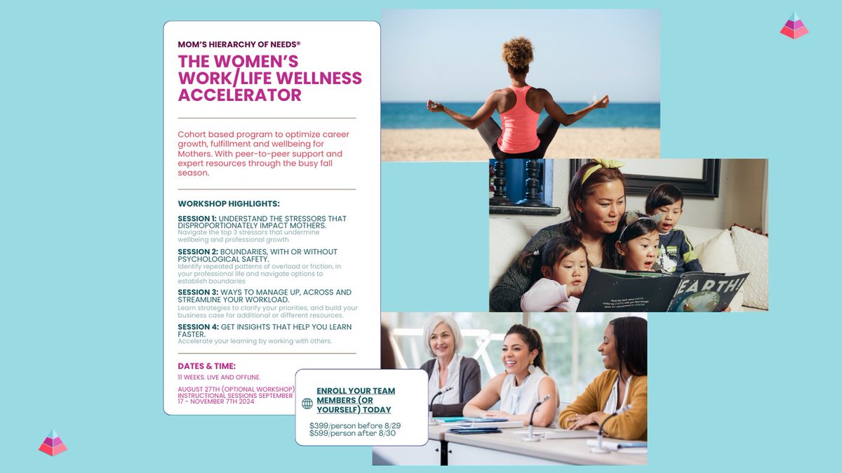 In many industries, the ‘great resignation’ never stopped. And women, are still at greater risk for burnout and attrition.

We can help! See the link in the bio for more information about the women's work/life accelerator.