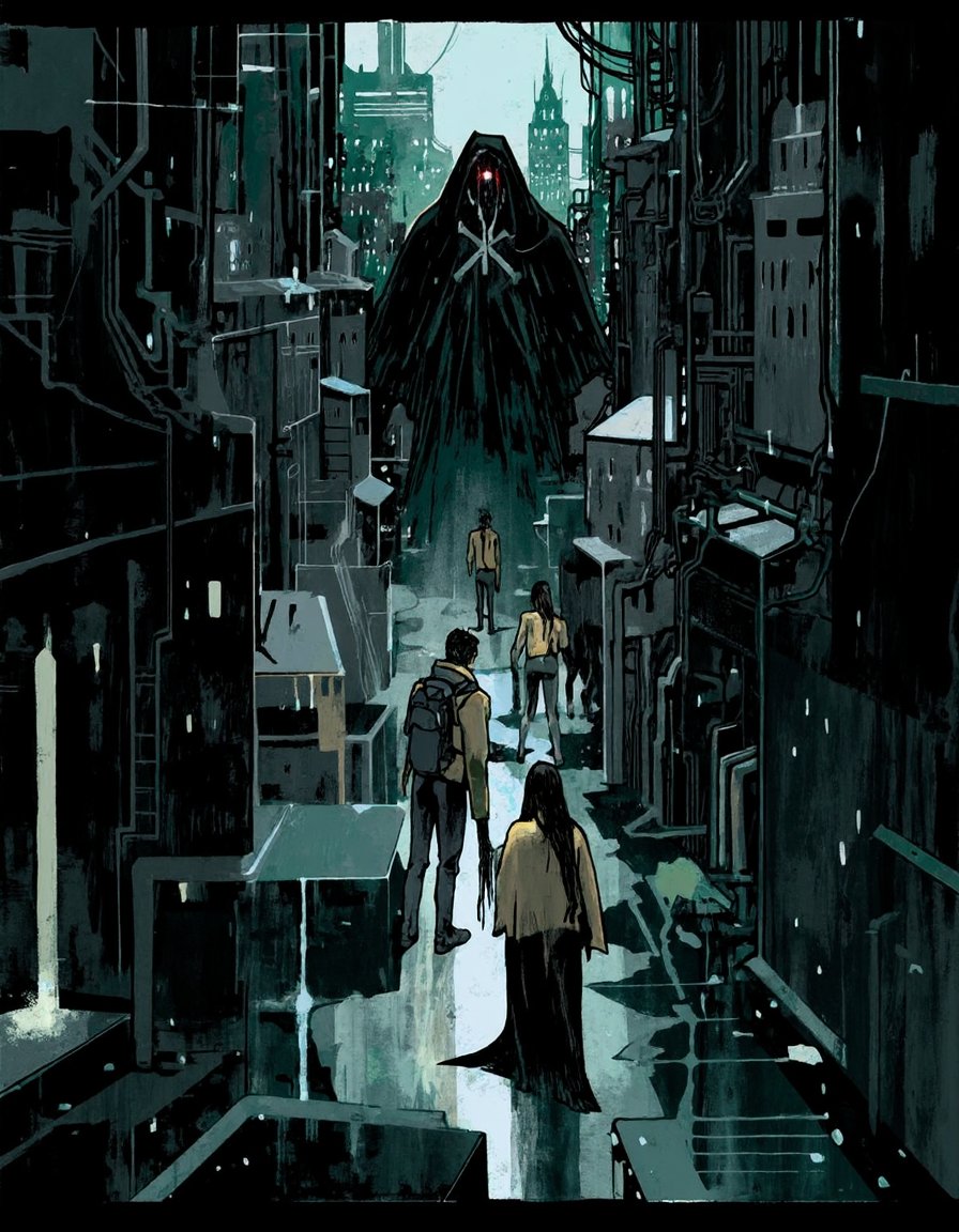 wavymulder's tweet photo. trained a FLUX lora on the tarot cards from Cyberpunk 2077. Makes cool images but had heavy losses in prompt adherence. Probably won't retrain/recaption, but may still share the lora because the style is sick. https://t.co/HnILJP3pxJ