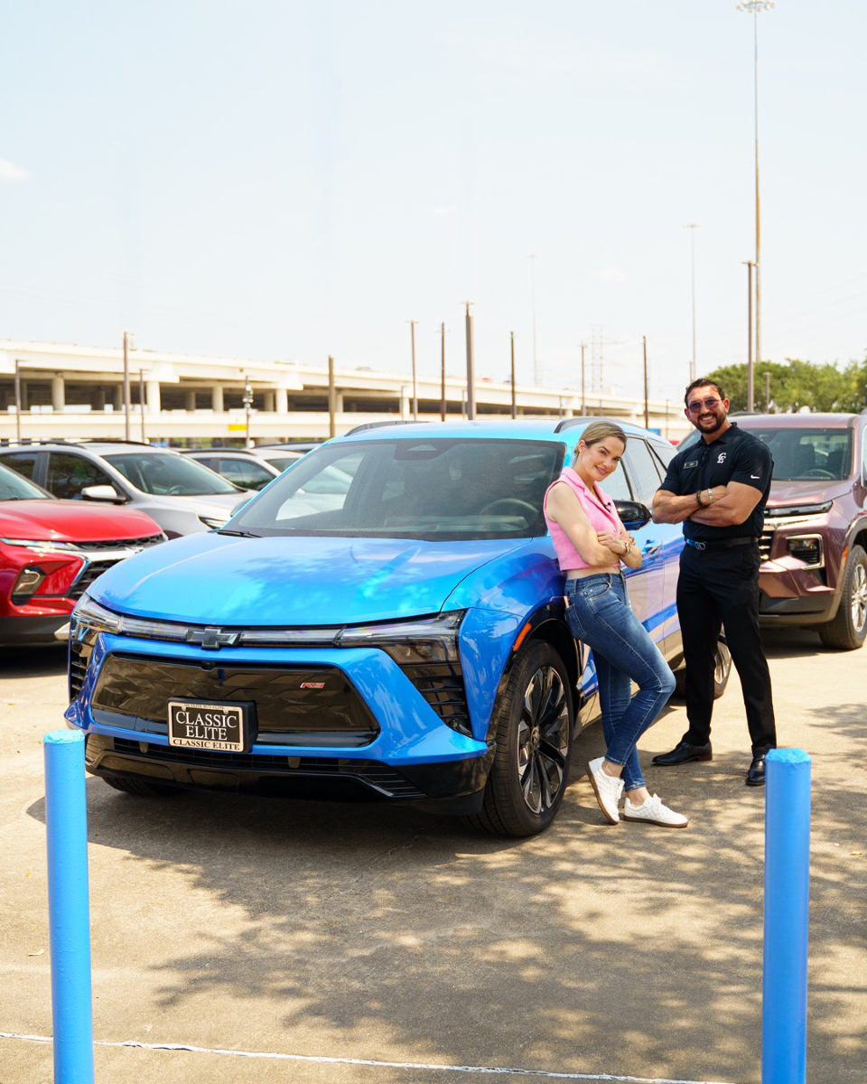 ¡Prepárate para todo con un nuevo #BlazerEV en #ClassicElite por solo $49 al mes!

Consulta al concesionario para obtener más detalles.
#blazerev #blazer #houston #houstondealership #htx #enespanol #electric