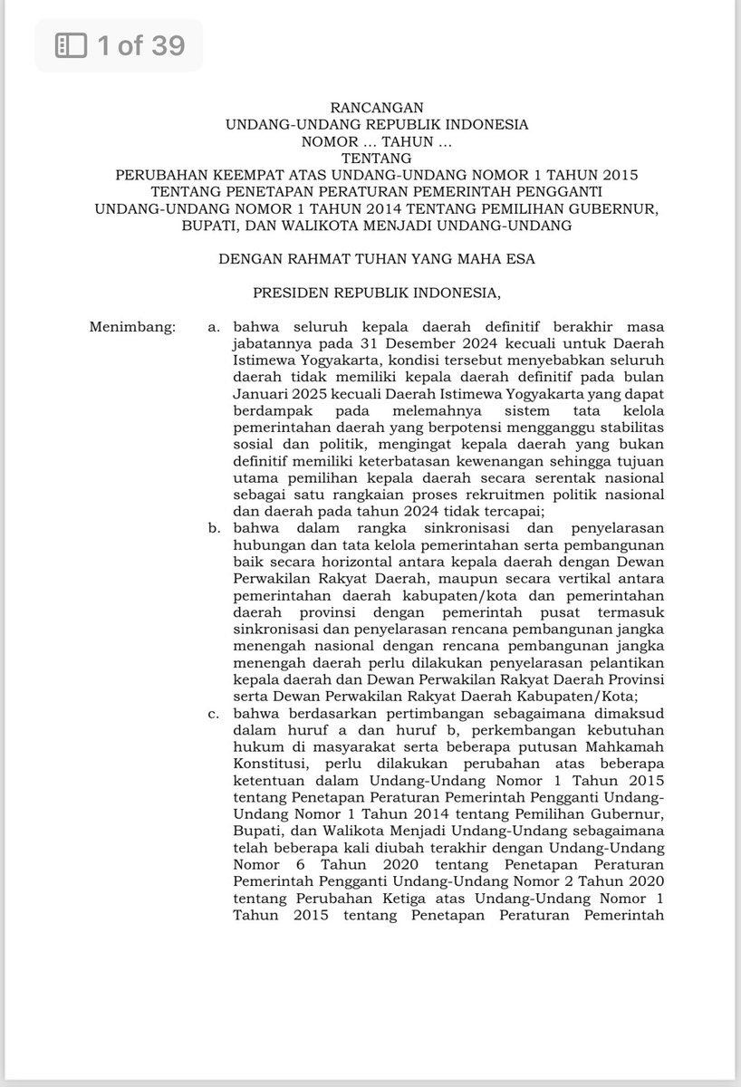 undangan “surat presiden” sudah dibuat &amp; draft sudah disiapkan 🥶 

#TolakPilkadaAkal2an