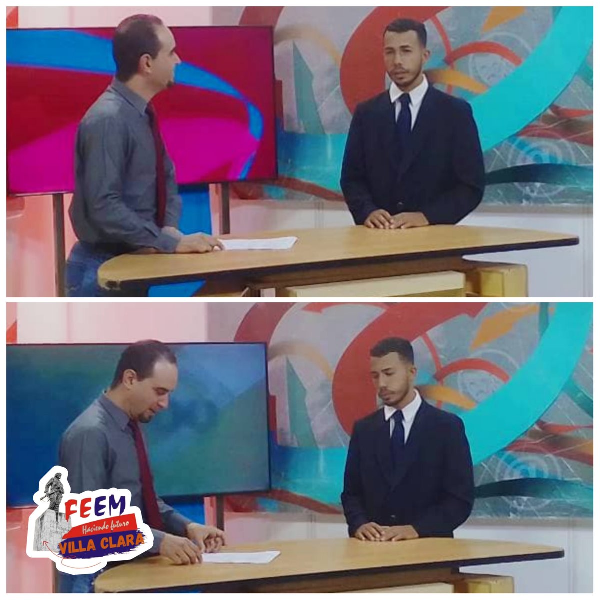 ¡La #FEEMVillaClara 🍊 ya cuenta con un espacio en las pantallas 📺!

📌 Inauguró hoy el Presidente Provincial 😎 este anhelo de la FEEM del territorio 💙, donde dió a conocer nuestra vinculación ✊ en las actividades de impacto social 👏 y en la producción de alimentos 🌱.