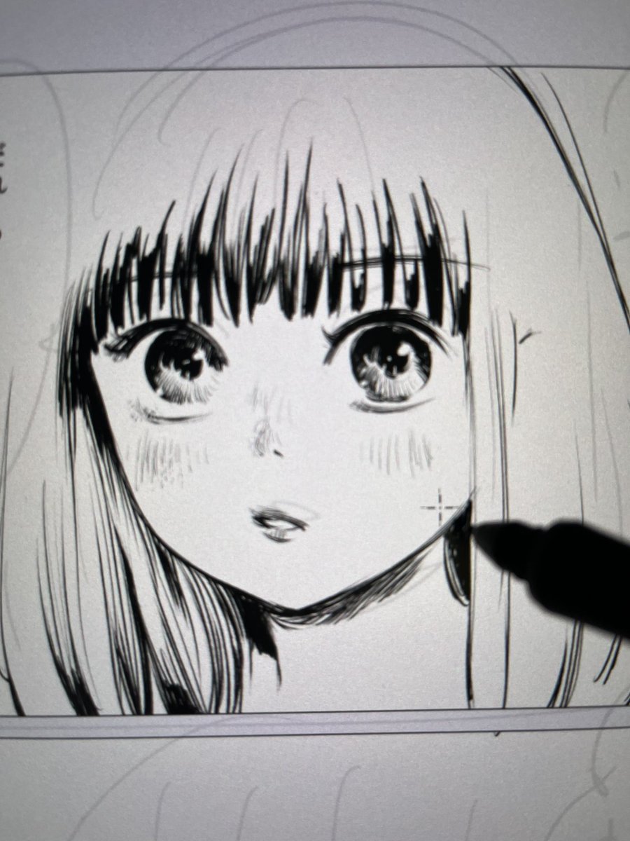 最終話の原稿書いてる、二年ぐらい描いたかな 
