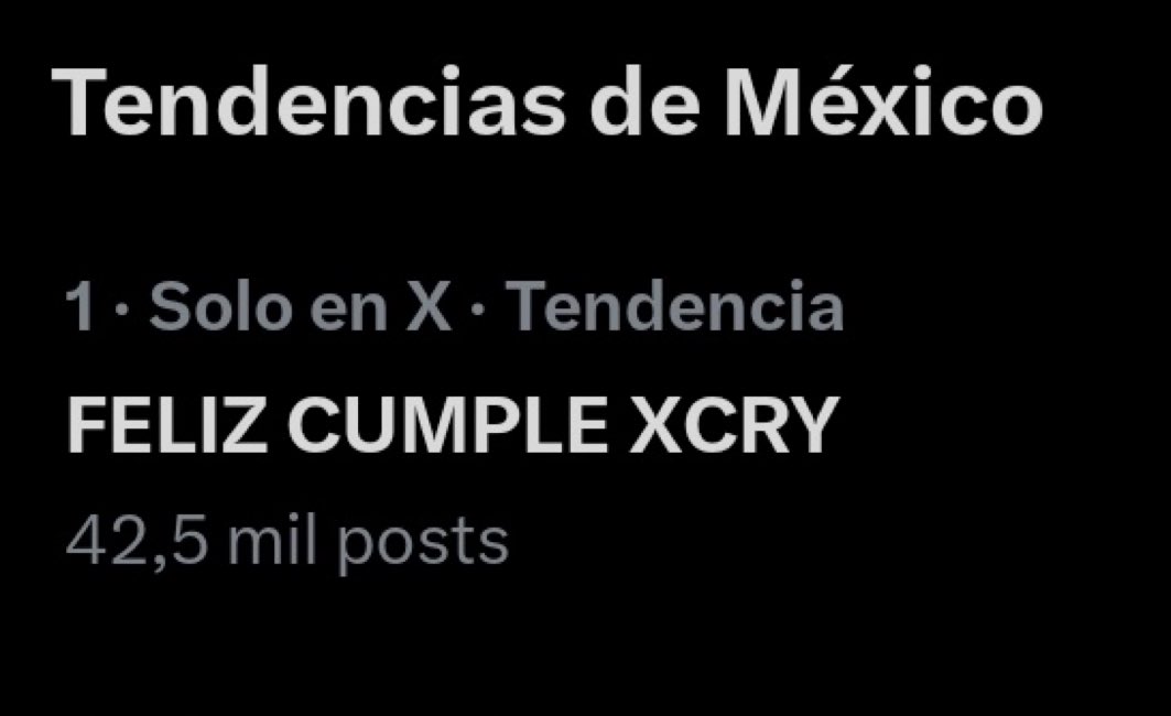 bhopematias's tweet photo. Que bonito! Falta poco por esos 50K
FELIZ CUMPLE XCRY https://t.co/dBMXpysG9O