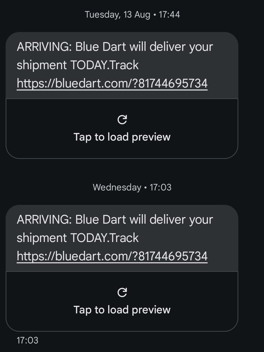 skraze's tweet photo. @SamsungMobile  @SamsungIndia  @Samsung  @SamsungMobileSA  Seems samsung  shop mobile app is scamming customers. Sent SMS on 14th Aug at 5.30Pm that they will delivery today. When i looke dinto blue dart tracking status, they already updated saying CUTOMER REFUSTED to accept. https://t.co/TcgkdEQ2xB