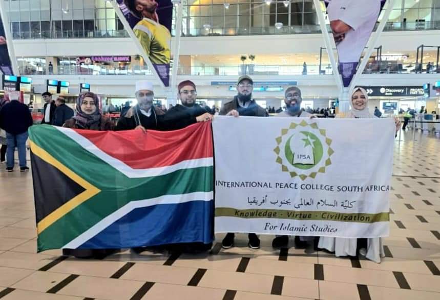 IPSA_College's tweet photo. IPSA STUDENTS Tariq Salot &amp; Aadam Kader have safely returned home after proudly representing South Africa at the 6th International Youth Summit in Turkiye, that was organized by the Association of Palestinian Ulama. They were there for 3 weeks. https://t.co/jkv3xdtqNO