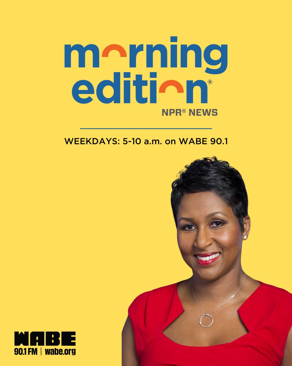 ⏰ Rise and grind with the latest from NPR and ATL. Tune in to <a href="/WABE/">Mike Caldicott</a>'s Morning Edition hosted by <a href="/LisaRayam/">Lisa Rayam</a> hosted weekday mornings for national news, local stories &amp; more!

Bookmark wabe.org/radio/morning-… or download the WABE app to start your day informed.