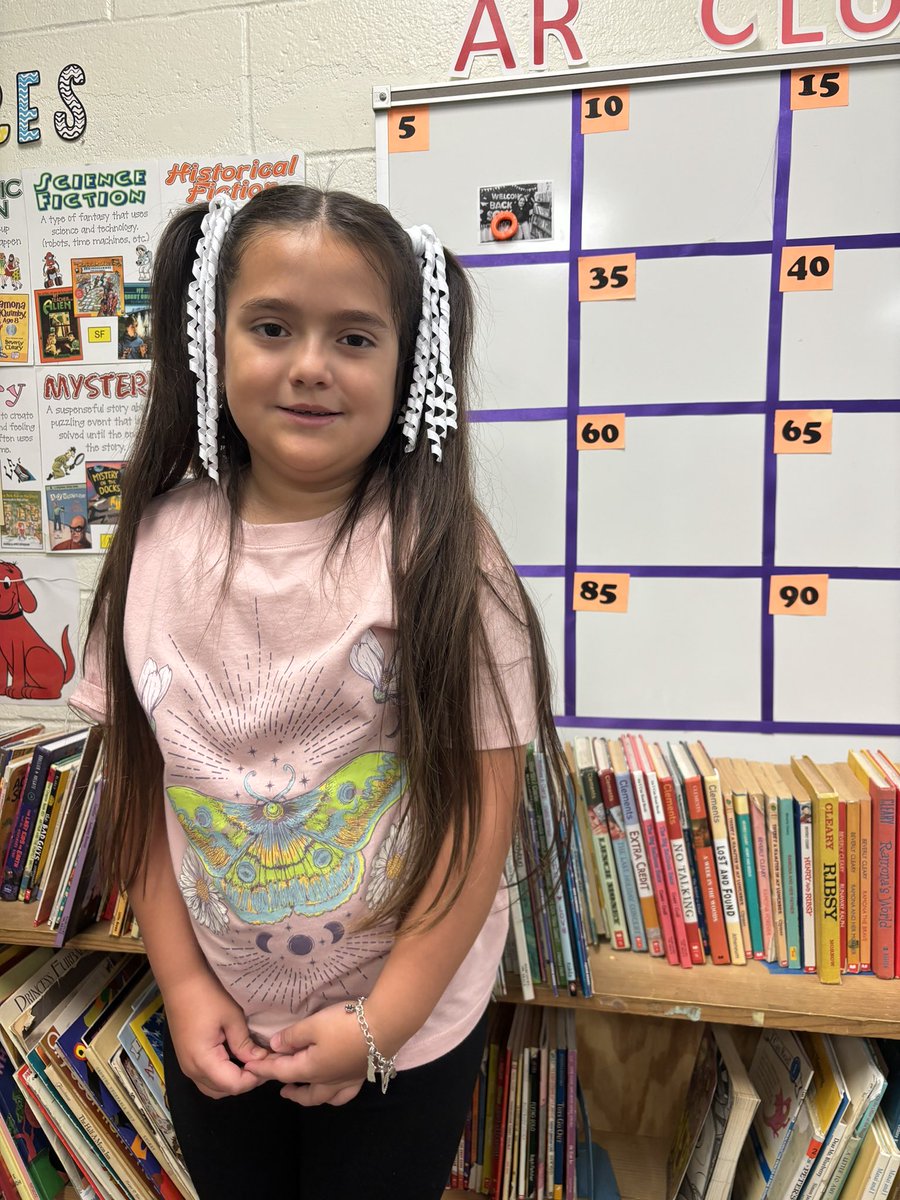 leannekodabeau's tweet photo. This young lady is already in the 5 point AR club!   She’s unstoppable when it comes to reading.  #readingrocks #AR #readingforever @Rockets120 https://t.co/6DSgW0nnwn