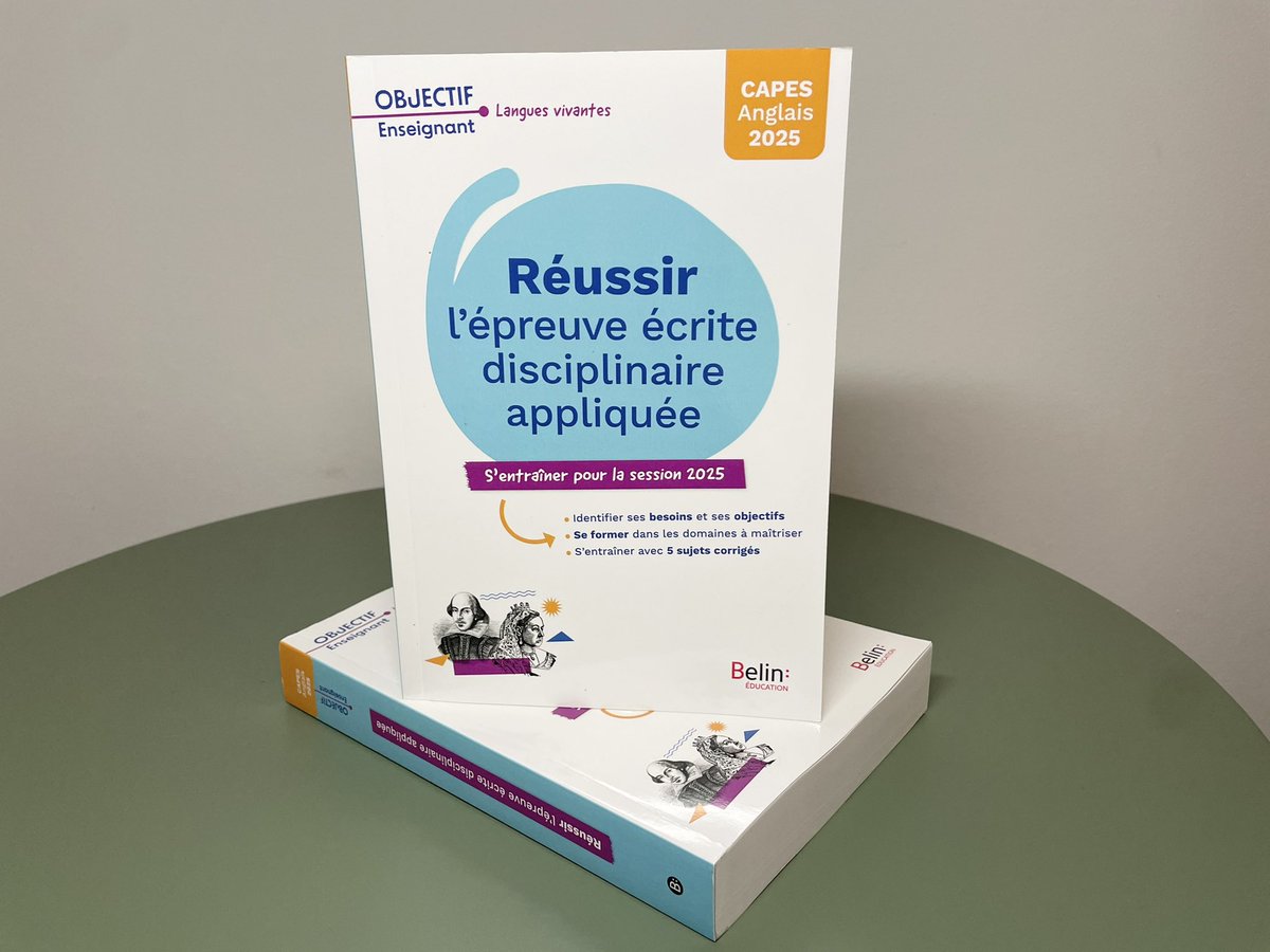 Réussir l’EEDA (CAPES Anglais 2025) tweet media