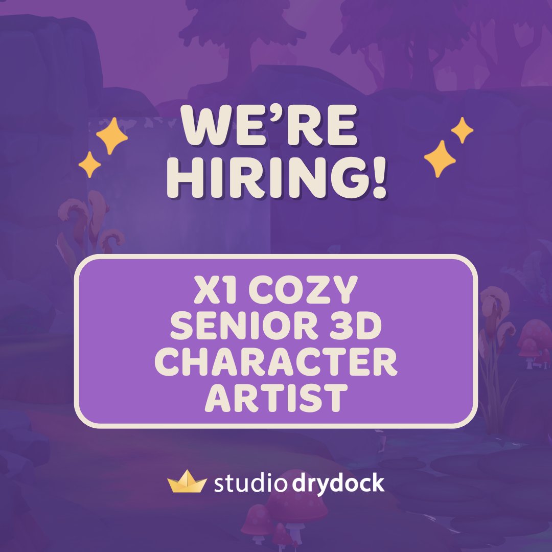 ⭐️Rare Cozy Job ⭐️

We're looking for a Senior 3D Character Artist to help us build a new, exciting cozy game! 💕

Role Info: 
✨Character Artist XP Required 
🌸Full Time 18 Month Contract 
🌏Remote 
💰120K AUD p/a

Folks from diverse communities, we'd love to hear from you.
