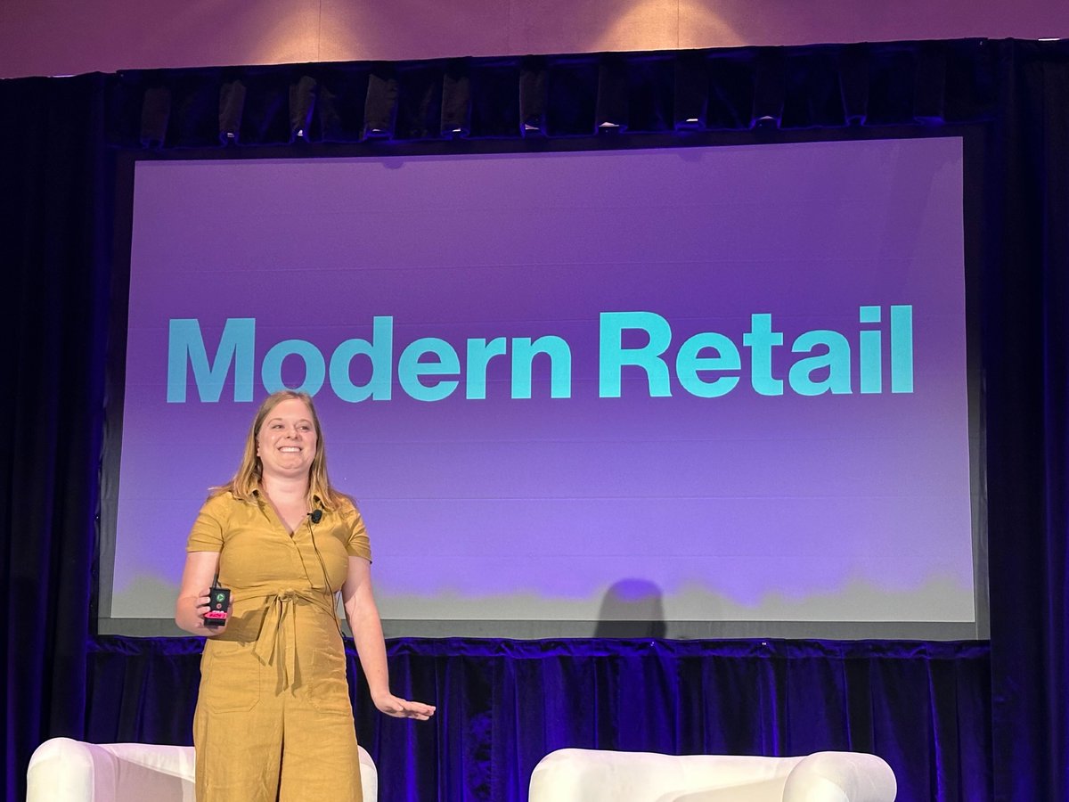 modernretail's tweet photo. We're back at it! @ahhensel kicks off Day 2 of the Modern Retail Marketing Summit! #mrsummit https://t.co/BWUjGZQVvB